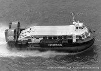 AP1-88 hovercraft on the Solent